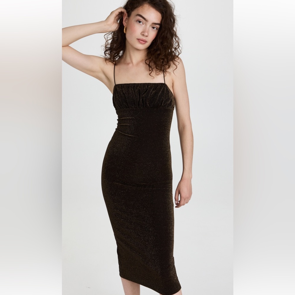 Hansen & Gretel Anja dress in Golden, size Small, NWT